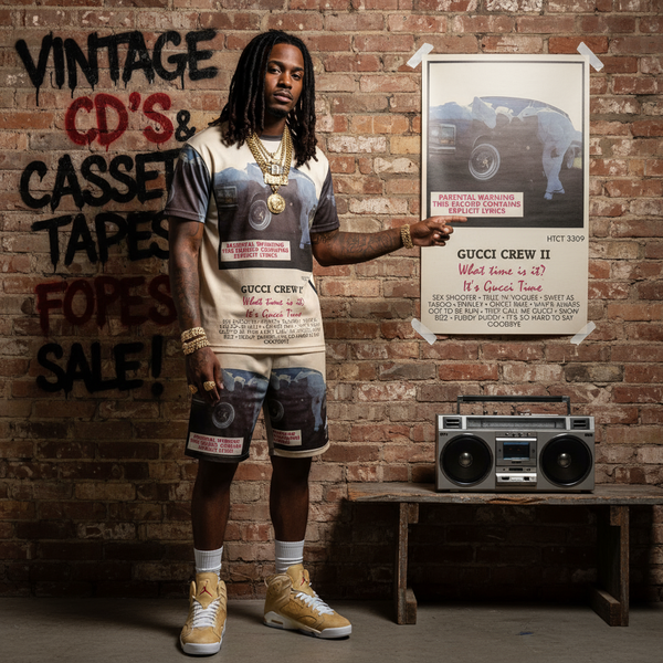 •GUCCI CREW II ~ WHAT TIME IS IT? IT’S GUCCI TIME• ~1988 OG PRESSING~ (CASSETTE TAPE)