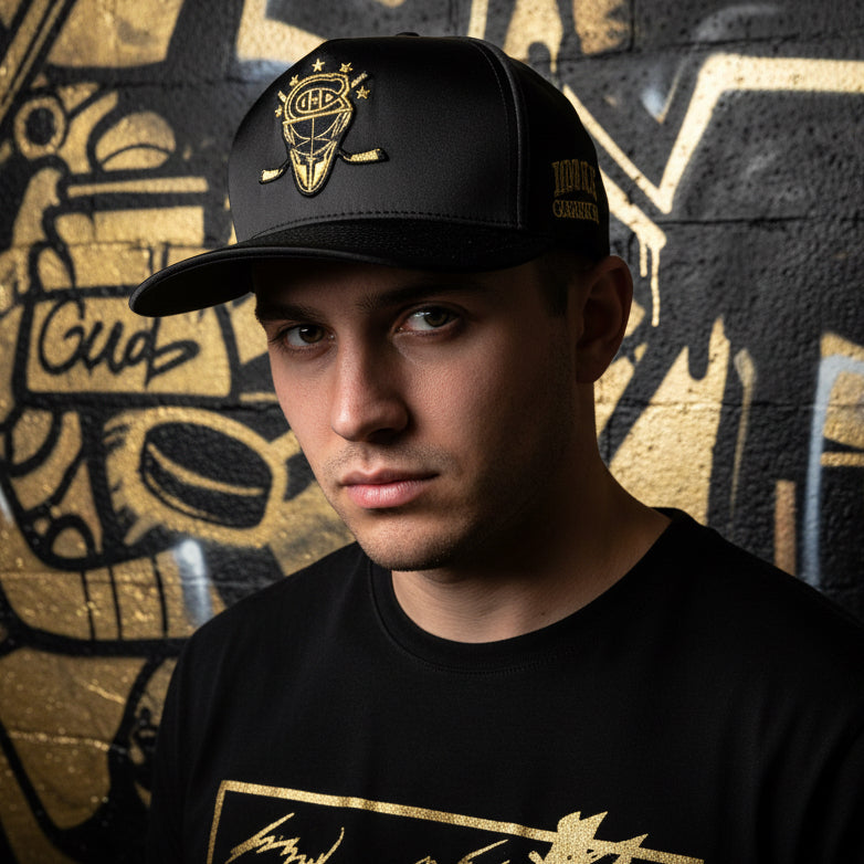 *Montreal Canadiens* ~Pro Pinch Fit Curved Beak SnapBack Hats by Mitchell & Ness~
