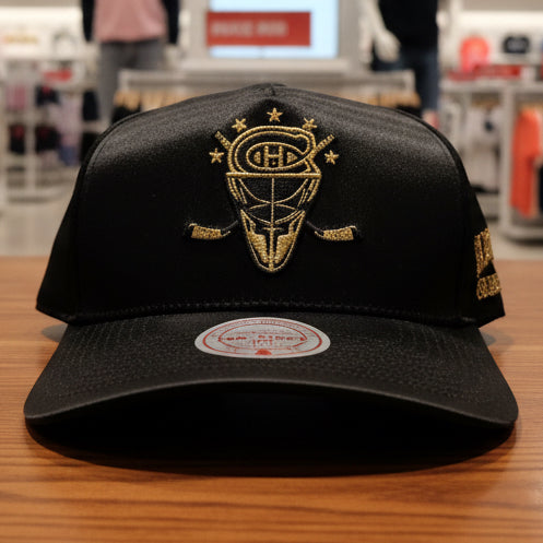 *Montreal Canadiens* ~Pro Pinch Fit Curved Beak SnapBack Hats by Mitchell & Ness~