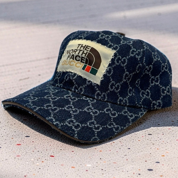 *Italian Dedigner* ~Denim soft shell v-crow strap back hat~