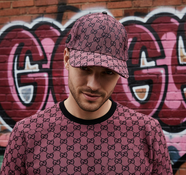 *LUXURY* ~Italian~ •curved beak hat• (adjustable strap)