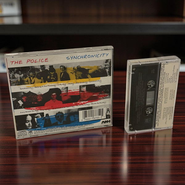 •THE POLICE ~ SYNCHRONICITY• ~1983 OG CANADIAN REPRESSINGS~ (CD & CASSETTE TAPE)
