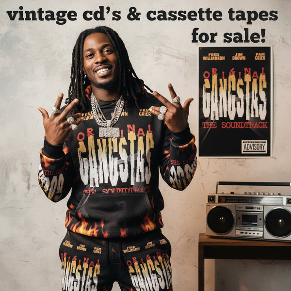 •ORIGINAL GANGSTAS - MUSIC FROM THE MOTION PICTURE• ~1996 OG PRESSING~ (CASSETTE TAPE)