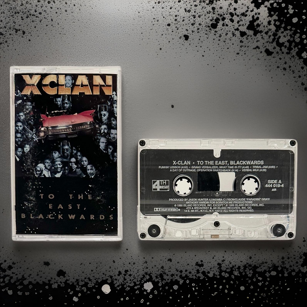 •X-CLAN - TO THE EAST BLACKWARDS• ~1990 OG PRESSING~ (CASSETTE TAPE)