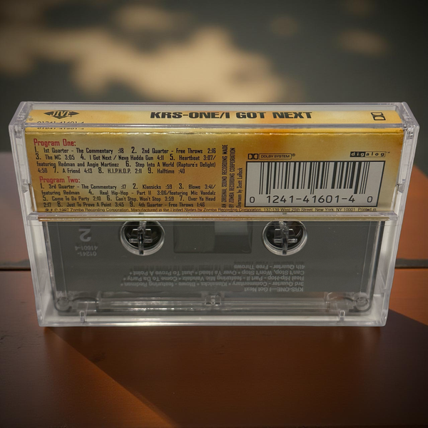 •KRS-ONE ~ I GOT NEXT• ~1997 OG PRESSING~ (CASSETTE TAPE)