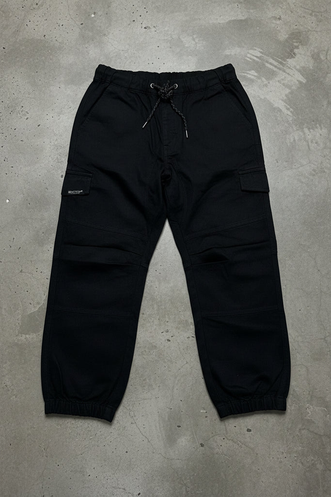 *Switch Heavy Denim Jeans* (34” X 28”) •Black• (Drawstring no loops)