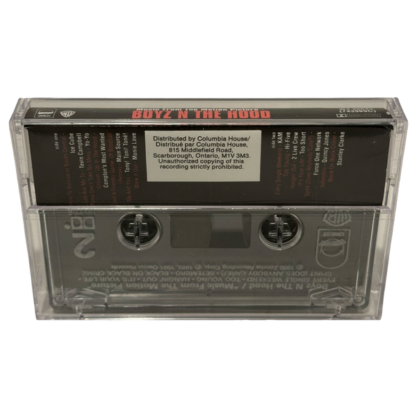 •BOYZ N THE HOOD - MUSIC FROM THE MOTION PICTURE• ~1991 OG CANADIAN PRESSING~ (CASSETTE TAPE)