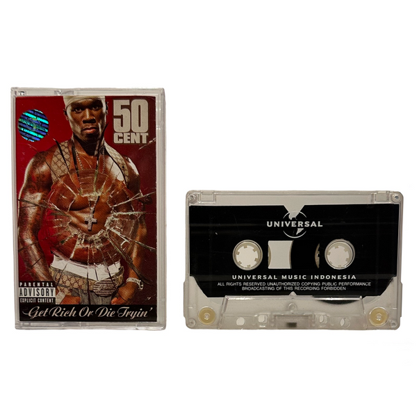 •50 CENT - GET RICH OR DIE TRYING• ~2003 OG PRESSINGS~ (CD & CASSETTE TAPE)