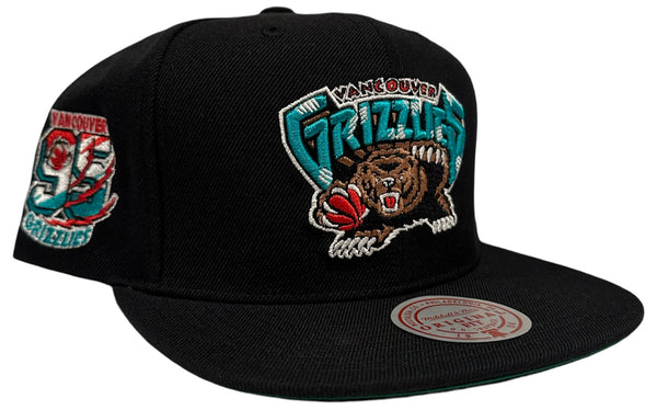 *Vancouver Grizzlies* snapback hats by Mitchell & Ness