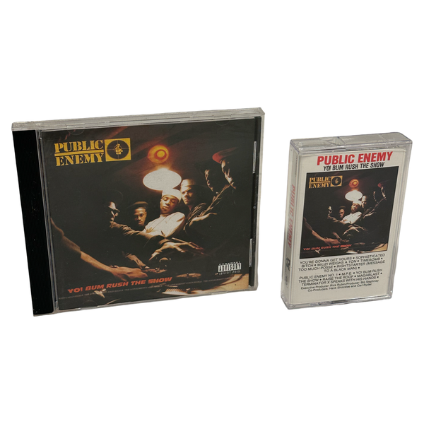 •PUBLIC ENEMY - YO! BUM RUSH THE SHOW• ~1987 OG PRESSINGS~ (CD & CASSETTE TAPE)