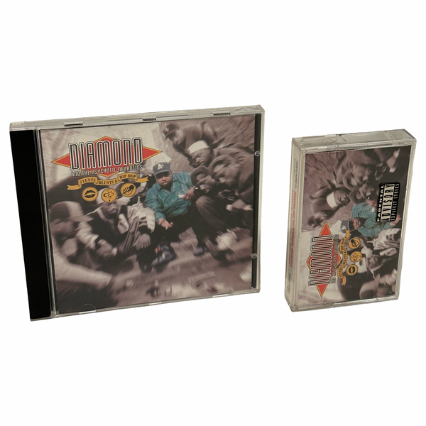 •DIAMOND AND THE PSYCHOTIC NEUROTICS - STUNTS, BLUNTS, & HIP HOP• ~1992 OG PRESSINGS~ (CD & CASSETTE TAPE)
