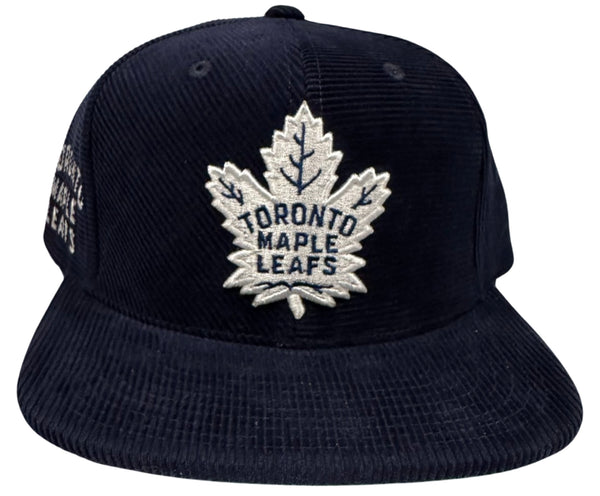 *Toronto Maple Leafs* ~corduroy~ snapback hat by Mitchell & Ness