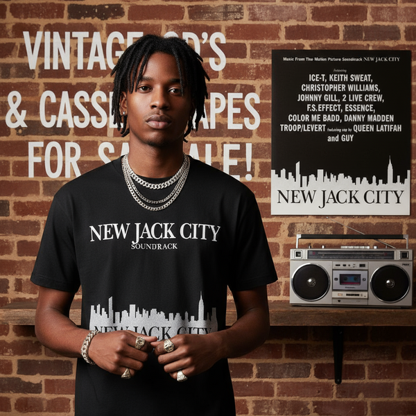 •NEW JACK CITY - MUSIC FROM THE ORIGINAL MOTION PICTURE• (1991) (CASSETTE & CD AVAILABLE) (ORIGINAL PRESSINGS)