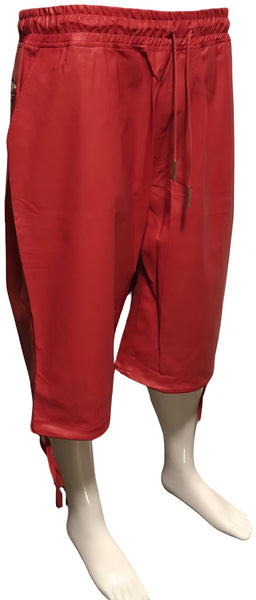 ^ABLANCHE^ ~RED PLEATHER~ LINED SHORTS FOR MEN (CASUAL)