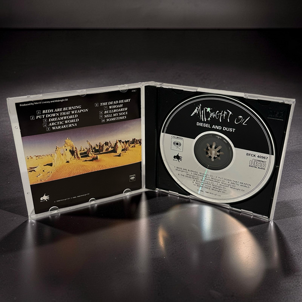 •MIDNIGHT OIL ~ DIESEL & DUST• ~1988 OG CANADIAN PRESSINGS~ (CD & CASSETTE TAPE)