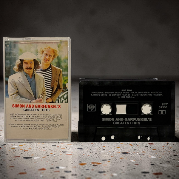 •SIMON AND GARFUNKLE’S ~ GREATEST HITS• ~1972 OG CANADIAN REPRESSING~ (CASSETTE TAPE) (BLACK SHELL)