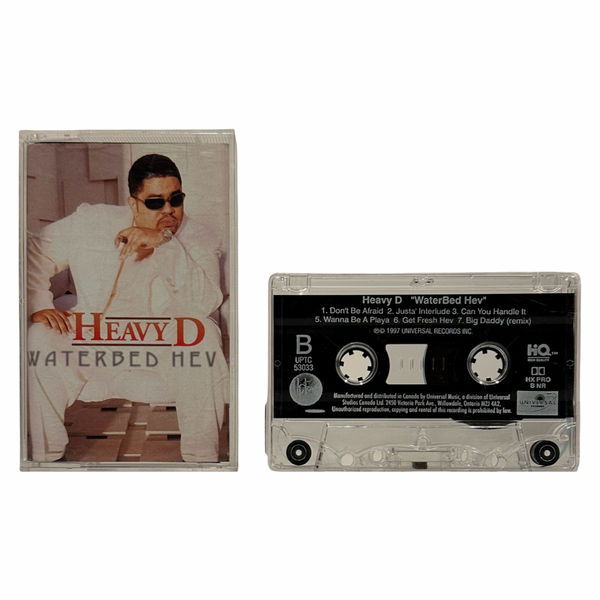 •HEAVY D - WATERBED HEV• ~1997 OG CANADIAN PRESSINGS~ (CD & CASSETTE TAPE)