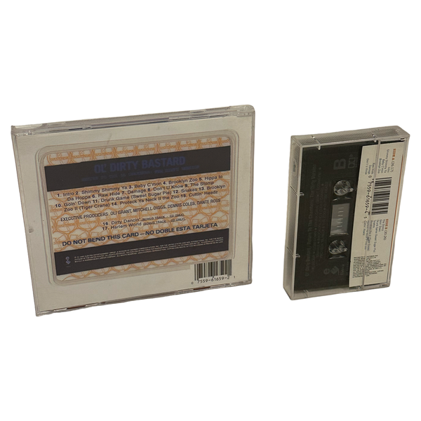 •OL’ DIRTY BASTARD - RETURN TO THE 36 CHAMBERS THE DIRTY VERSION• ~1995 OG PRESSINGS~ (CD & CASSETTE TAPE)