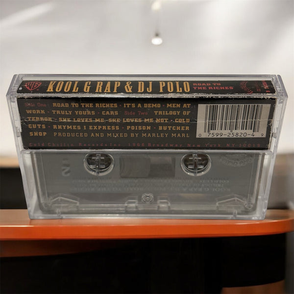 •KOOL G RAP & DJ POLO ~ ROAD TO THE RICHES• ~1989 OG PRESSING~ (CASSETTE TAPE)