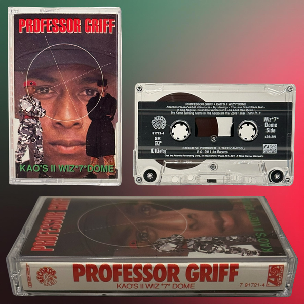 •PROFESSOR GRIFF - KAO’Z II WIZ *7* DOME• ~1991 OG PRESSINGS~ (CASSETTE TAPE)