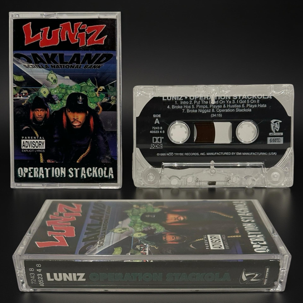 •LUNIZ ~ OPERATION STACKOLA• ~1995 OG PRESSING~ (CASSETTE TAPE)