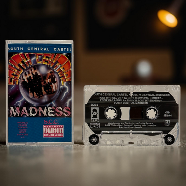 •SOUTH CENTRAL CARTEL - SOUTH CENTRAL MADNESS• ~1991 OG PRESSING~ (CASSETTE TAPE)