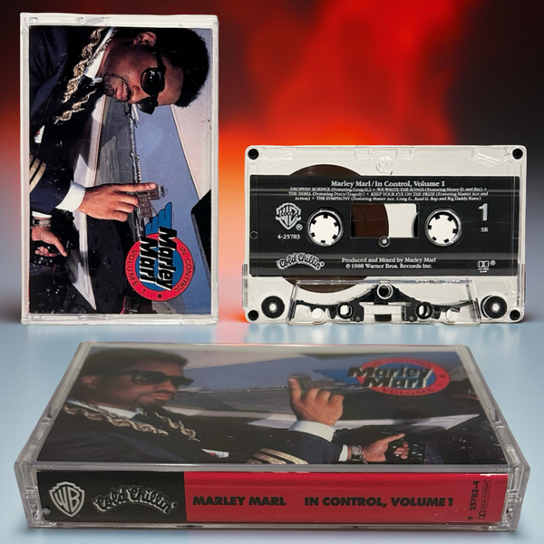 •MARLEY MARL - IN CONTROL, VOLUME 1• ~1988 OG PRESSING~ (CASSETTE TAPE)