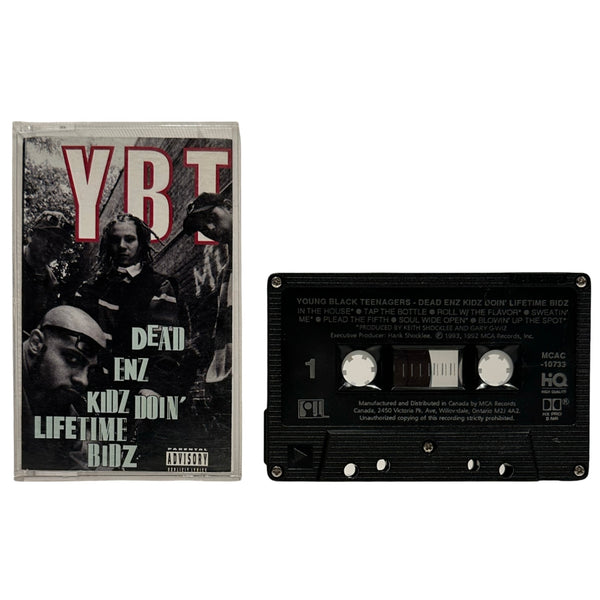 •YOUNG BLACK TEENAGERS - DEAD ENZ KIDZ DOIN’ LIFETIME BIDZ• ~1993 OG CANADIAN PRESSINGS~ (CD & CASSETTE TAPE)