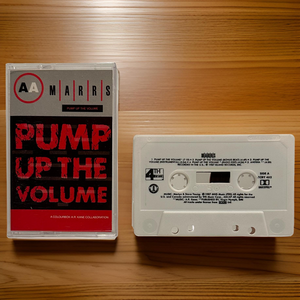 •M.A.R.S. ~ PUMP UP THE VOLUME• ~1987 MAXI-SINGLE~ (CASSETTE TAPE)