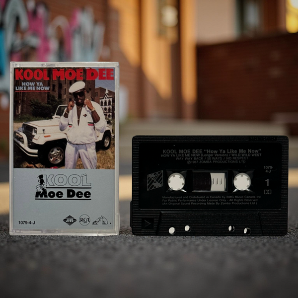 •KOOL MOE DEE - HOW YA LIKE ME NOW• ~1987 OG CANADIAN PRESSING~ (CASSETTE TAPE)