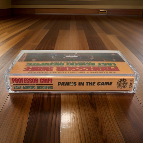 •PROFESSOR GRIFF AND THE LAST ASIATIC DISCIPLES - PAWNS IN THE GAME• ~1990 OG PRESSING~ (CASSETTE TAPE)