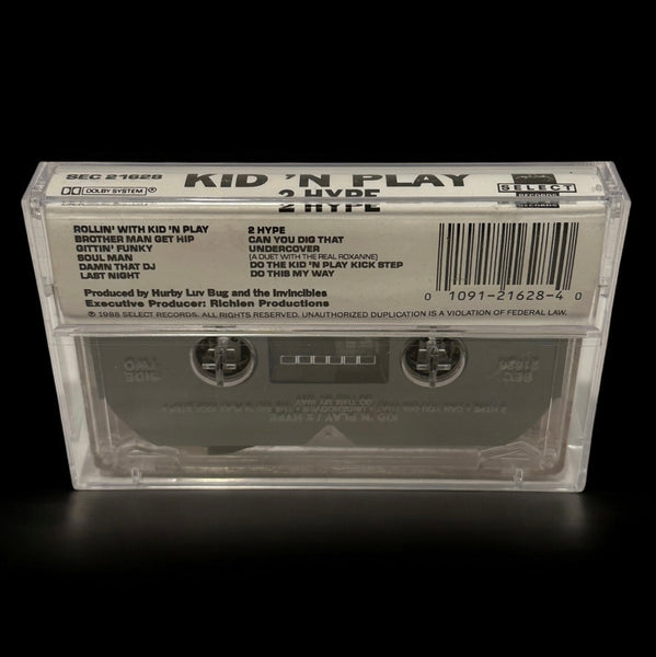 •KID ‘N PLAY - 2 HYPE• ~1988 OG PRESSING~ (CASSETTE TAPE)