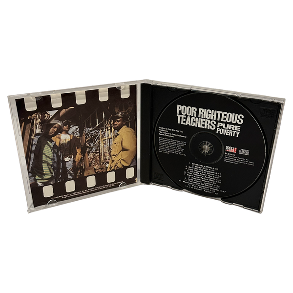 •POOR RIGHTEOUS TEACHERS - PURE POVERT• ~1991 OG PRESSINGS~ (CD & CASSETTE TAPE)