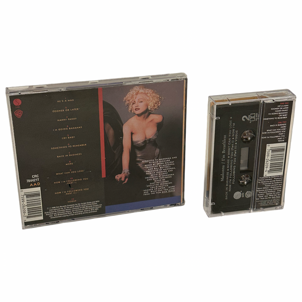 •MADONNA - I’M BREATHLESS• ~1990 OG CANADIAN PRESSINGS~ (CD & CASSETTE TAPE)