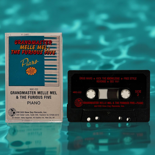 •GRANDMASTER MELLE MEL & THE FURIOUS 5 - PIANO• ~1989 HTF OG PRESSING~ (CASSETTE TAPE)
