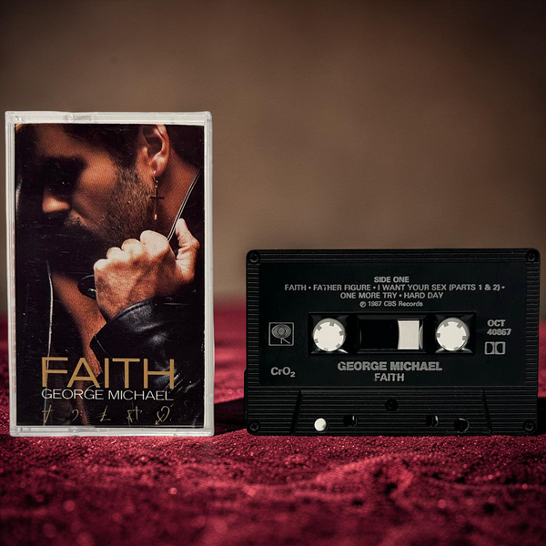 •GEORGE MICHAEL ~ FAITH• ~1987 OG CANADIAN PRESSING~ (CASSETTE TAPE)