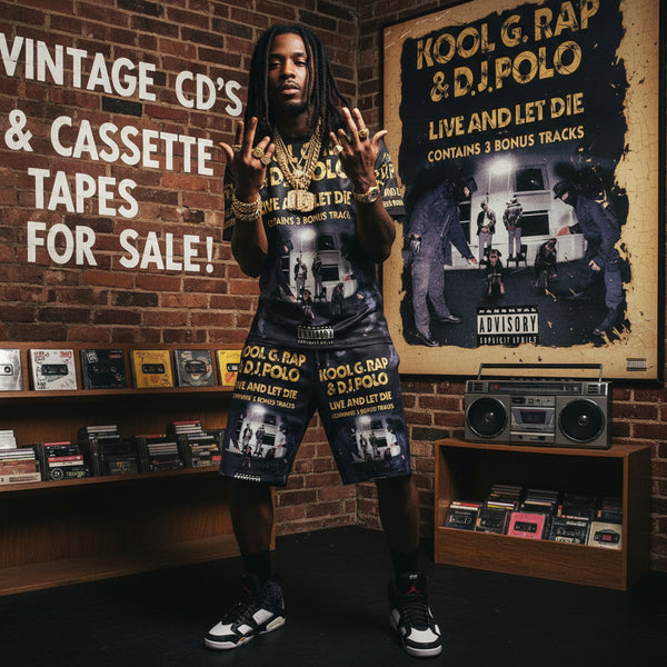 •KOOL G. RAP & D.J. POLO ~ LIVE AND LET DIE• ~1992 OG PRESSING~ (CASSETTE TAPE) (2)