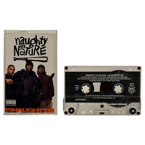 •NAUGHTY BY NATURE - 19NAUGHTYIII• ~1993 OG PRESSING~ (CASSETTE TAPE)