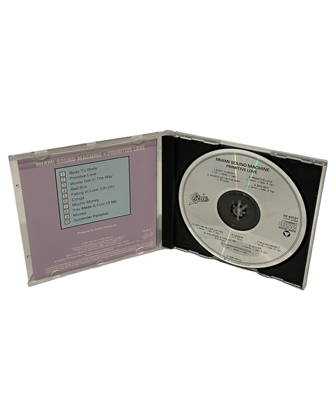 •MIAMI SOUND MACHINE - PRIMITIVE LOVE• ~1995 OG CANADIAN PRESSINGS~ (CD & CASSETTE TAPE)