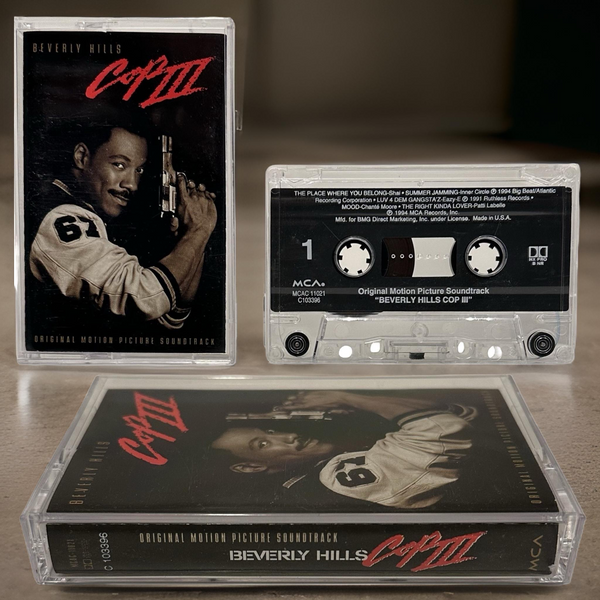 •BEVERLY HILL COP III ~ SOUNDTRACK• ~1994 OG PRESSING~ (CASSETTE TAPE)
