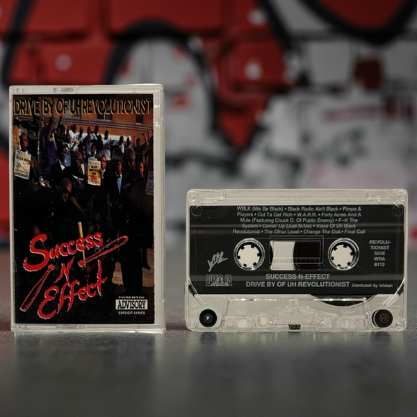 •SUCCESS-N-EFFECT - DIVE-BY OF UH REVOLUTIONIST• ~1992 OG PRESSING~ (CASSETTE TAPE)
