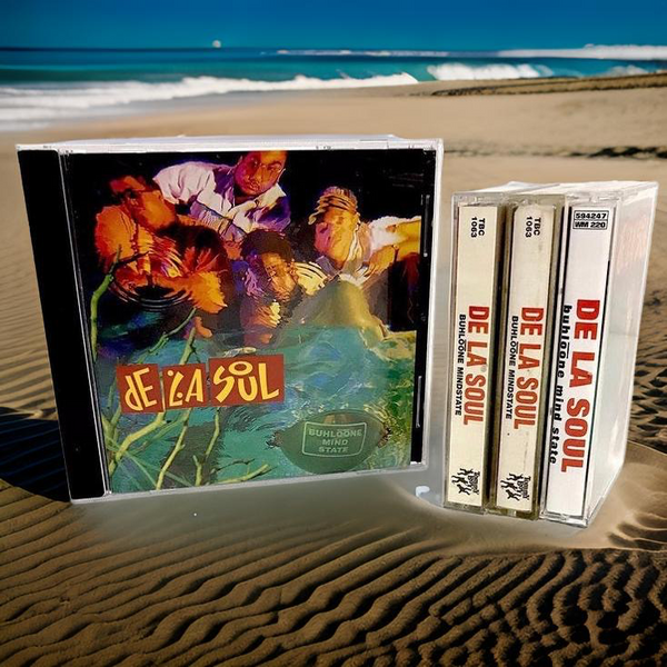•DE LA SOUL - BUHLOONE MINDSTATE• (1993) (CASSETTE & CD AVAILABLE) (ORIGINAL PRESSINGS)