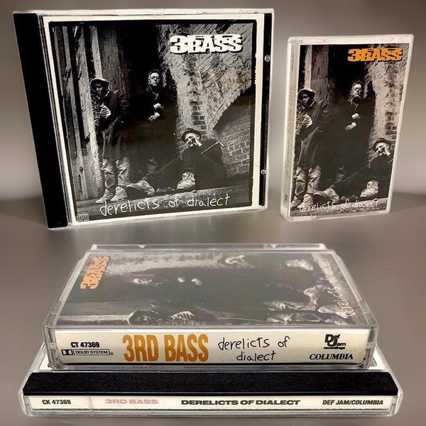3RD BASS - DERELICTS OF DIALECT (1991) (CASSETTE & CD AVAILABLE) (ORIGINAL PRESSINGS)