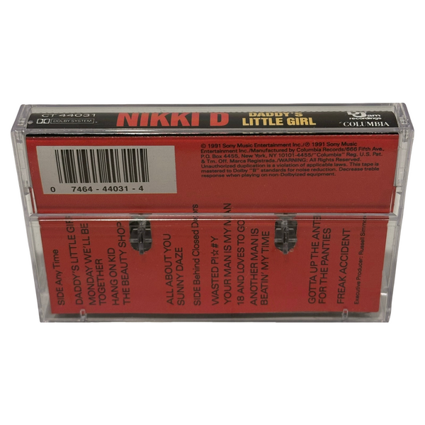 •NIKKI D ~ DADDY’S LITTLE GIRL• ~1991 OG PRESSINGS~ (CD & CASSETTE TAPE)