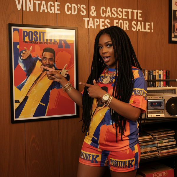 •POSITIVE K ~ THE SKILLS DAT PAY DA BILLS• ~1992 OG PRESSING~ (CASSETTE TAPE) (2)