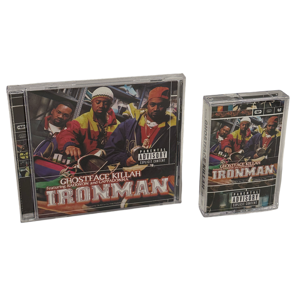 •GHOSTFACE KILLAH - IRONMAN• ~1996 OG PRESSINGS~ (CD & CASSETTE TAPE)