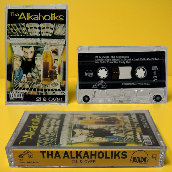 •THA ALKAHOLIKS - 21 & OVER• ~1993 OG PRESSING~ (CASSETTE TAPE)