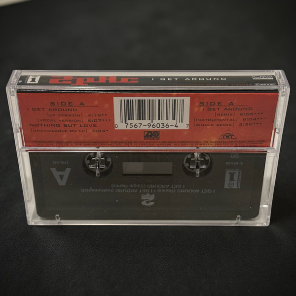 •2 PAC - I GET AROUND• ~1993 OG PRESSING~ (MAXI-SINGLE) (CASSETTE TAPE)