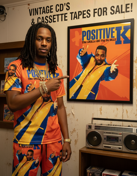 •POSITIVE K - THE SKILLS DAT PAY DA BILLS• ~1992 OG CANADIAN PRESSINGS~ (CD & CASSETTE TAPE)