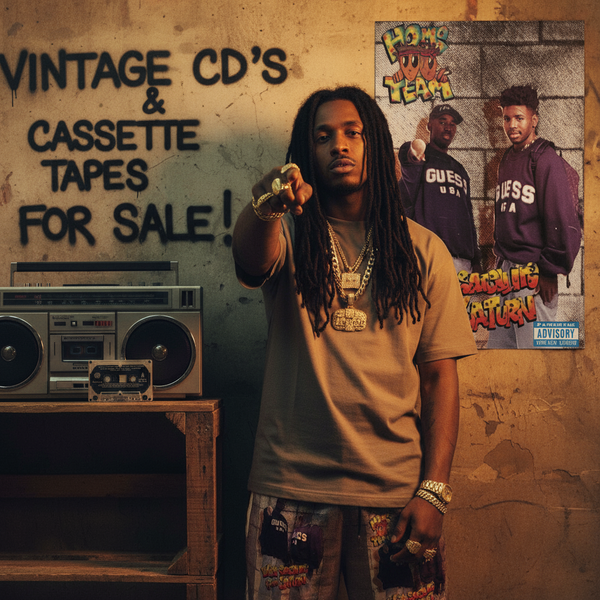 •HOME TEAM ~ VIA SATELLITE FROM SATURN• ~1992 OG PRESSING~ (CASSETTE TAPE)